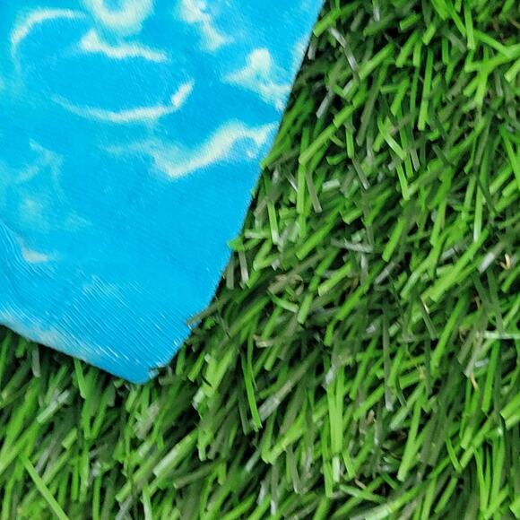 Vintage 90s Basketball Shirt M/L 21x27 Blue Bleached Ballin - Picture 12 of 15